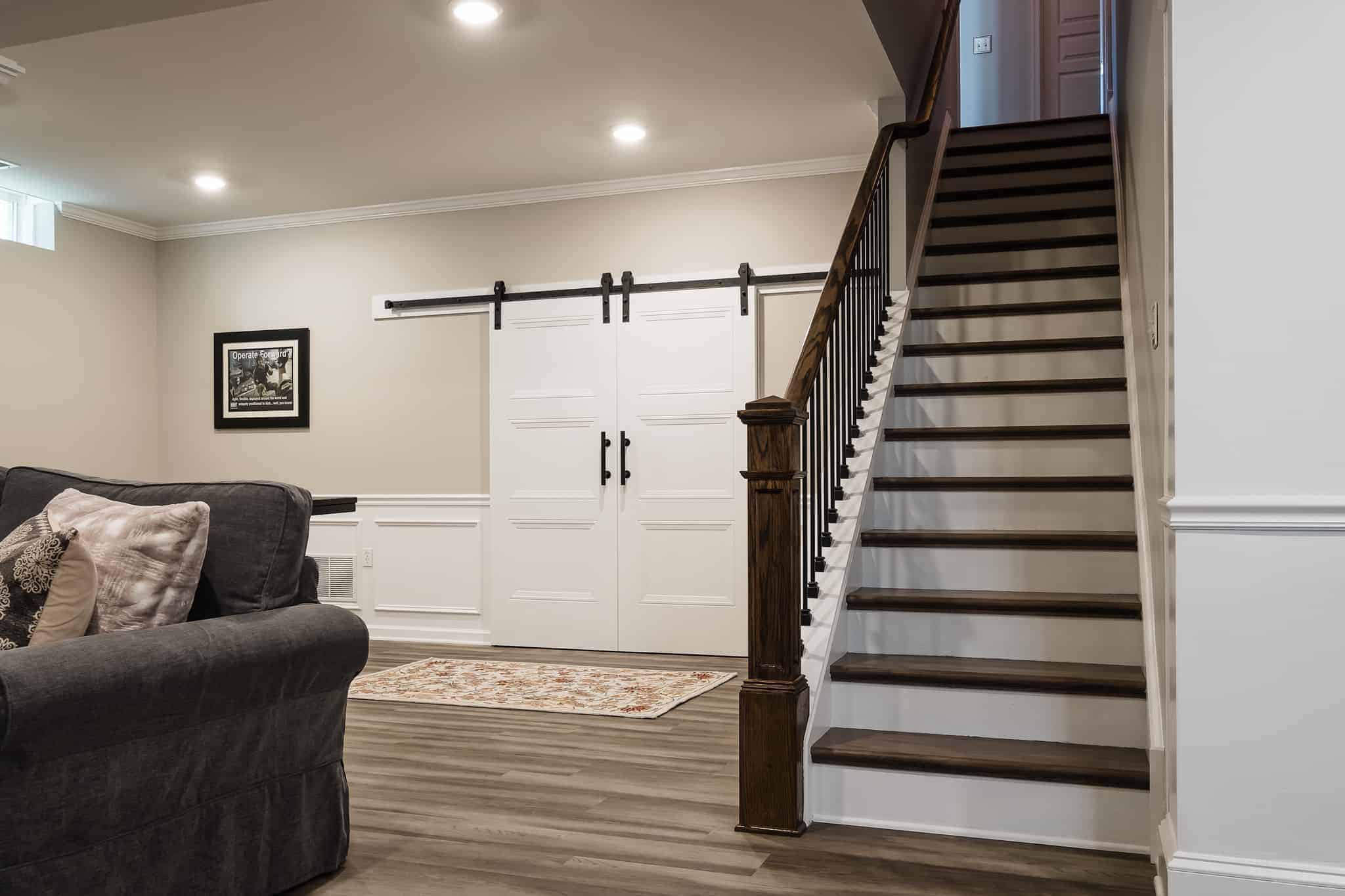 cozy basement remodel